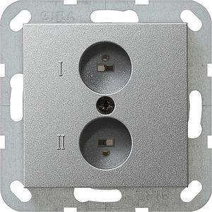 Gira luidsprekercontactdoos aluminium