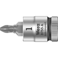 Wera 8755 A 05003353001 Kruiskop Pozidriv Dopsleutel-bitinzet PZ 1 1/4 (6.3 mm) - thumbnail