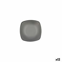 Aperitiefschaaltje Bidasoa Gio Grijs Plastic 13 x 13 cm 12 Stuks
