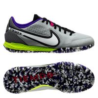 Nike Tiempo React Legend 9 Pro IC - Grijs/Wit/Neon - thumbnail