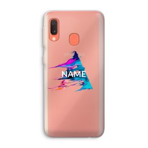 Abstract Spectrum: Samsung Galaxy A20e Transparant Hoesje