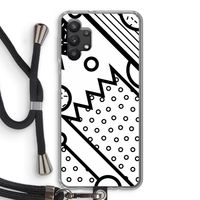 Pop Art #4: Samsung Galaxy A32 5G Transparant Hoesje met koord