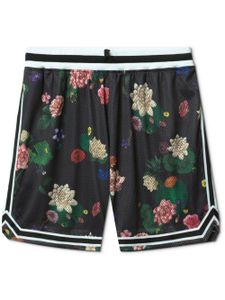 John Elliott short en mesh à fleurs - Noir