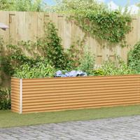 Verhoogde plantenbak 485 x 50 x 68 cm Gegalvaniseerd staal