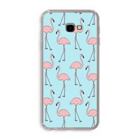 Anything Flamingoes: Samsung Galaxy J4 Plus Transparant Hoesje
