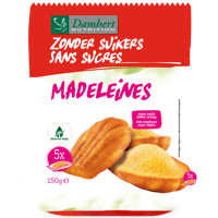 Damhert Glutenvrije Madeleines Suikervrij