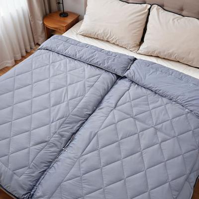 Wasbaar Dekbed Zonder Overtrek - Lazy PartnerDekbed Zonder Overtrek - Easy & All Season - 240x220 Cm (Lits-Jumeaux) - Sleeptime 500 Gsm - Dekbed-Discounter.nl