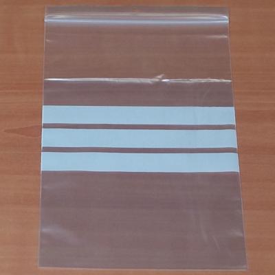 100 Gripzakjes met buidel en schrijfvlak 160x230+165 mm 50 micron