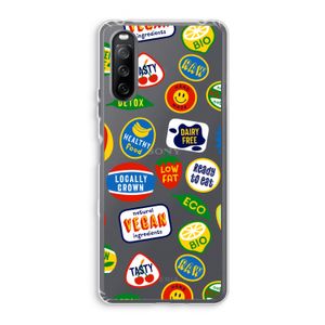 Fruitsticker: Sony Xperia 10 III Transparant Hoesje