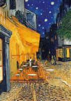 Kunstdruk Vincent Van Gogh - Café-Terrasse am Abend 21x29.7cm