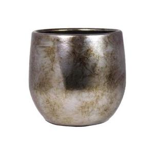 Bela Arte Plantenpot - keramiek - goud glans - D19 x H17 cm