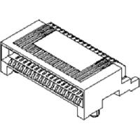 Molex 755860104 Female header, inbouw (standaard) Totaal aantal polen: 38 Rastermaat: 0.8 mm Inhoud: 1 stuk(s) Tape on Full reel - thumbnail