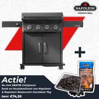 Napoleon Phantom Rogue Pro 30 Gas BBQ Inck Griddle LPG Plancha Barbecue