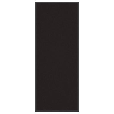 Deurmat 60x150 cm zwart