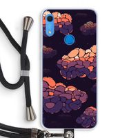 Patroon Wolken: Huawei Y6s Transparant Hoesje met koord
