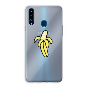 Banana: Samsung Galaxy A20s Transparant Hoesje
