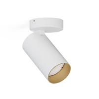 Lyora Kantelbare opbouwspotMono wit met goud - 7771