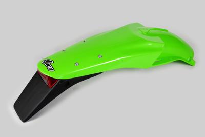 UFO PLAST Rear mudguard ufo kawasaki green