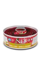 Natvoer voor katten - FARMINA N&D CAT QUINOA QUAIL&COCONUT ADULT 80g