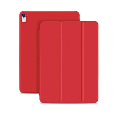 Horizontale Flip ultradunne dubbelzijdige clip magnetische PU lederen case voor iPad Pro 11 inch (2018) met drie-opklapbare houder & slaap/Wake-up fu