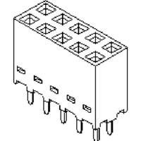 Molex 901512120 Female header, inbouw (standaard) Totaal aantal polen: 20 Rastermaat: 2.54 mm Inhoud: 1 stuk(s) Tube - thumbnail