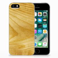 Apple iPhone SE | 5S | Bumper Hoesje | Licht Hout