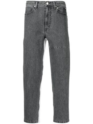 Undercover pantalon court à design à empiècements - Noir