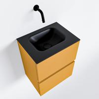Toiletmeubel Mondiaz Ada | 40 cm | Meubelkleur Ocher | Lex wastafel Urban Midden | Zonder kraangat