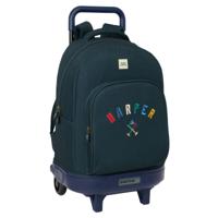 Schoolrugzak met Wielen Harper & Neyer Marineblauw 33 x 45 x 22 cm