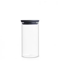 Brabantia stapelbare voorraadpot 1,1 liter - Glas