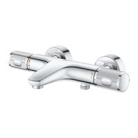 Grohe QuickFix Precision Feel badthermostaat chroom - thumbnail