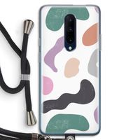 Memphis Shapes: OnePlus 7 Pro Transparant Hoesje met koord