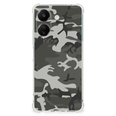 Xiaomi Redmi 13C 4G Doorzichtige Silicone Hoesje Army Light Xiaomi Redmi 13C 4G Doorzichtige Silicone Hoesje Army Light
