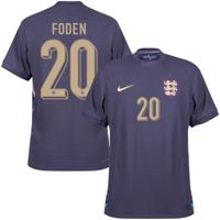 Engeland Dri Fit ADV Match Shirt Uit 2024-2025 + Foden 20 - thumbnail