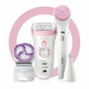 Braun Silk-épil 9 Silk-épil Beauty Set 9 9-985 Epileerapparaat, Scheerapparaat, Scrubber, Reiniger