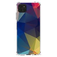 Samsung Galaxy A22 5G Shockproof Case Polygon Dark Samsung Galaxy A22 5G Shockproof Case Polygon Dark