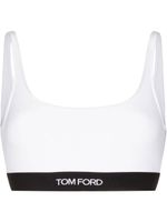 TOM FORD soutien-gorge à bande logo - Blanc - thumbnail