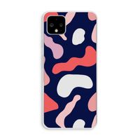 Memphis Shapes Pink: Pixel 4 XL Transparant Hoesje Memphis Shapes Pink: Pixel 4 XL Transparant Hoesje