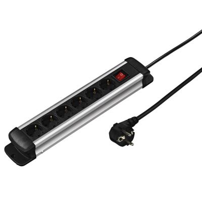 Hama stekkerdoos 6-voudig pro-s 60s met schakelaar 3.0m