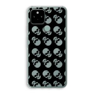 Musketon Skulls: Google Pixel 5 Transparant Hoesje