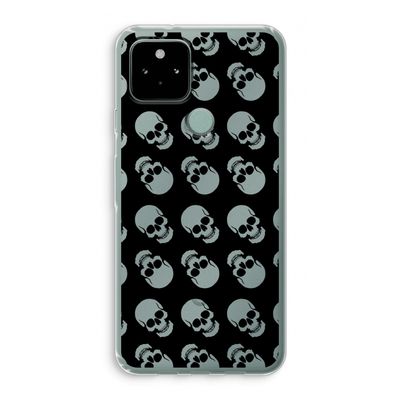 Musketon Skulls: Google Pixel 5 Transparant Hoesje