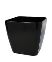 Lechuza Quadro sierpot 21x21x20 cm zwart Lechuza Quadro sierpot 21x21x20 cm zwart