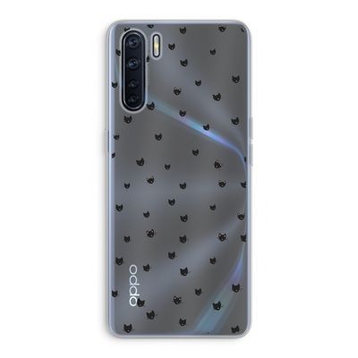 Kleine kattenkopjes: Oppo A91 Transparant Hoesje