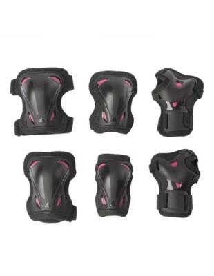 Rollerblade Skate Gear Dames Protectie 3-pack M Zwart / Roze