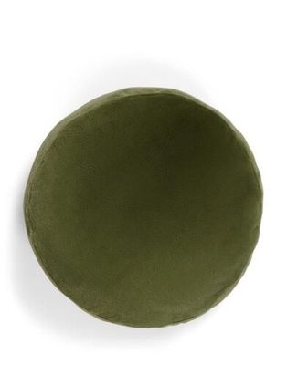 Essenza Essenza Mads Furry cushion Moss 45 cm round