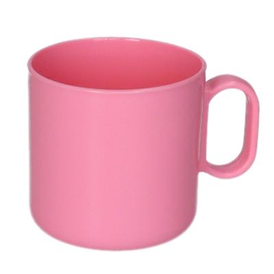 Plasticforte onbreekbare Drinkbekers - kunststof - 320 ml - roze - kinderen - camping
