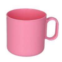 Plasticforte onbreekbare Drinkbekers - kunststof - 320 ml - roze - kinderen - camping