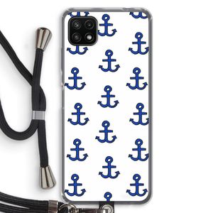 Ankers: Samsung Galaxy A22 5G Transparant Hoesje met koord