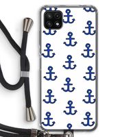 Ankers: Samsung Galaxy A22 5G Transparant Hoesje met koord Ankers: Samsung Galaxy A22 5G Transparant Hoesje met koord