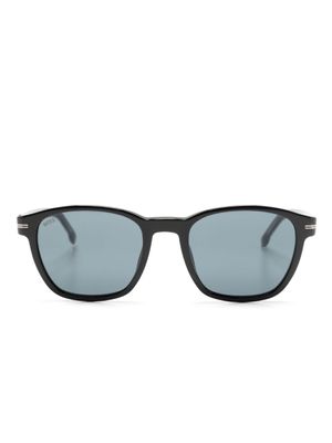 BOSS lunettes de soleil à monture carrée - Noir